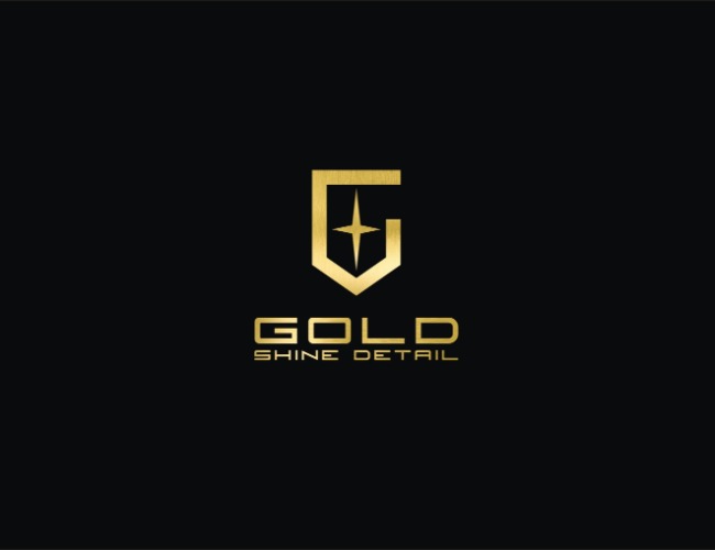 Projektowanie logo dla firm,  Firma Detailingowa Gold Shine Detail, logo firm - PatrykDetail
